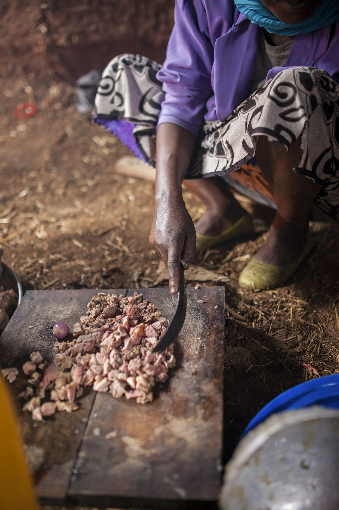 African traditional kitchen